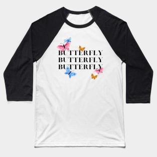 Butterfly Baseball T-Shirt